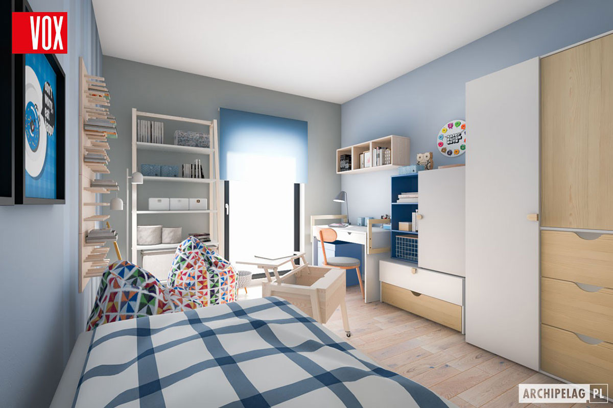 1-Story European House Plan with 3 Bedrooms and 1.5 Baths 