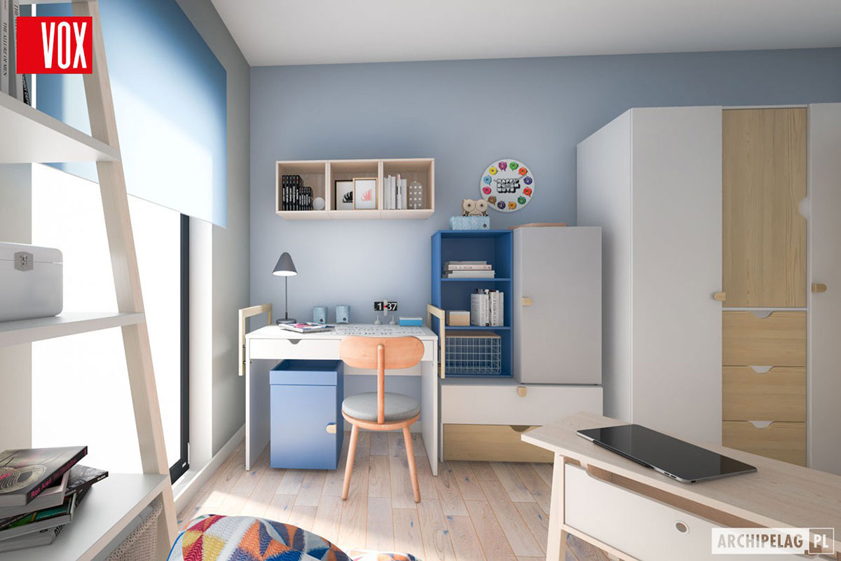 1-Story European House Plan with 3 Bedrooms and 1.5 Baths 