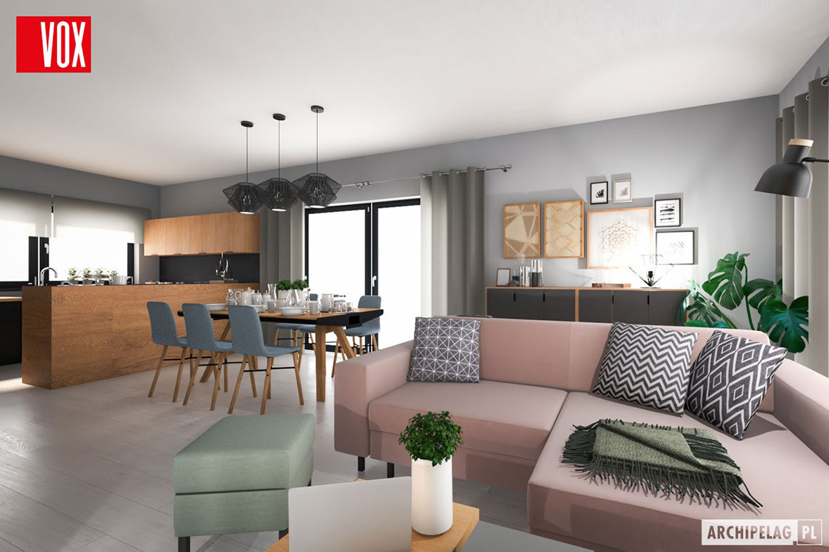 1-Story European House Plan with 3 Bedrooms and 1.5 Baths 