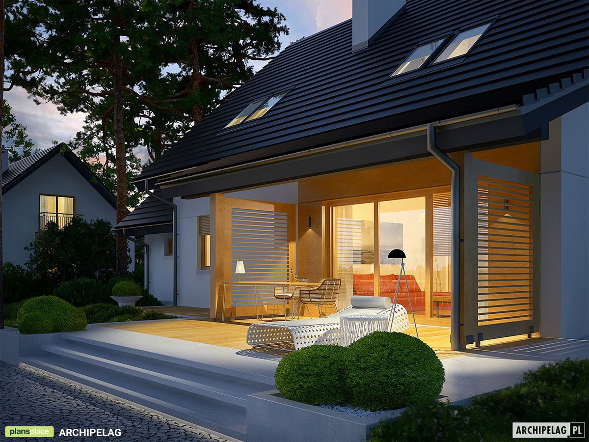 Two Story House Plan with Optional Bonus Room and Home Office