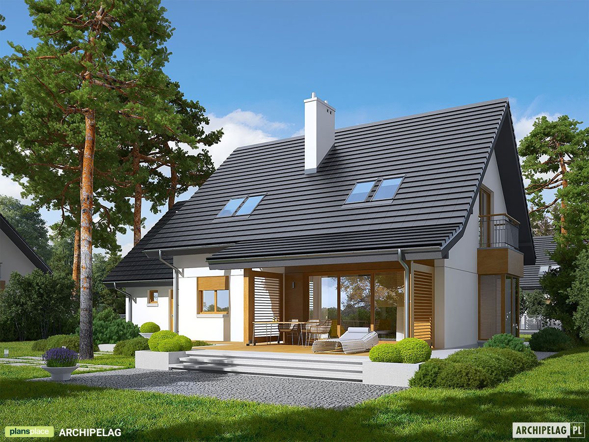 Two Story House Plan with Optional Bonus Room and Home Office