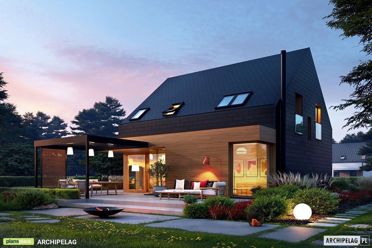 House Plan with 3 Bedrooms Upstairs and Main Level Guest Room