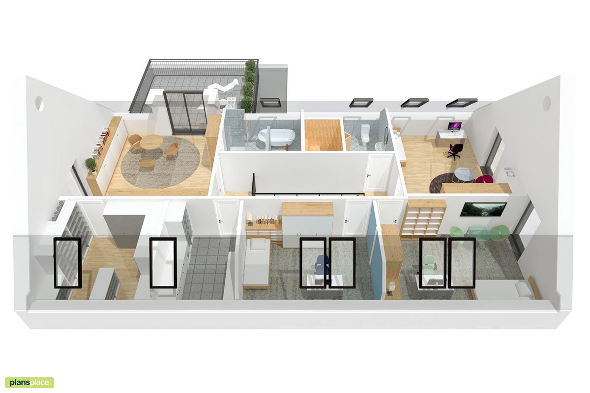 4-Bedroom, Barn Style House with Open Floor Plan and Sauna