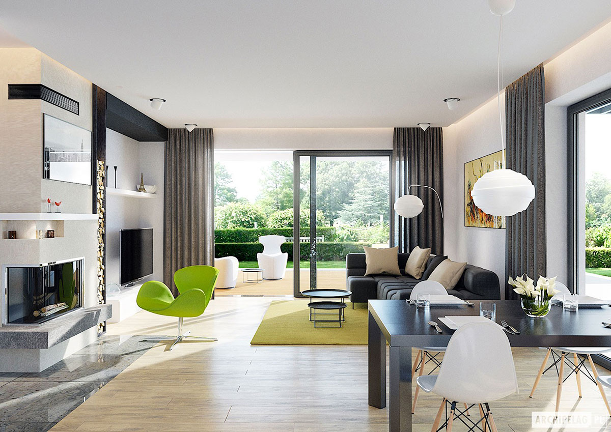 One Level House Plan with 2 Bedrooms and Bonus Room Upstairs