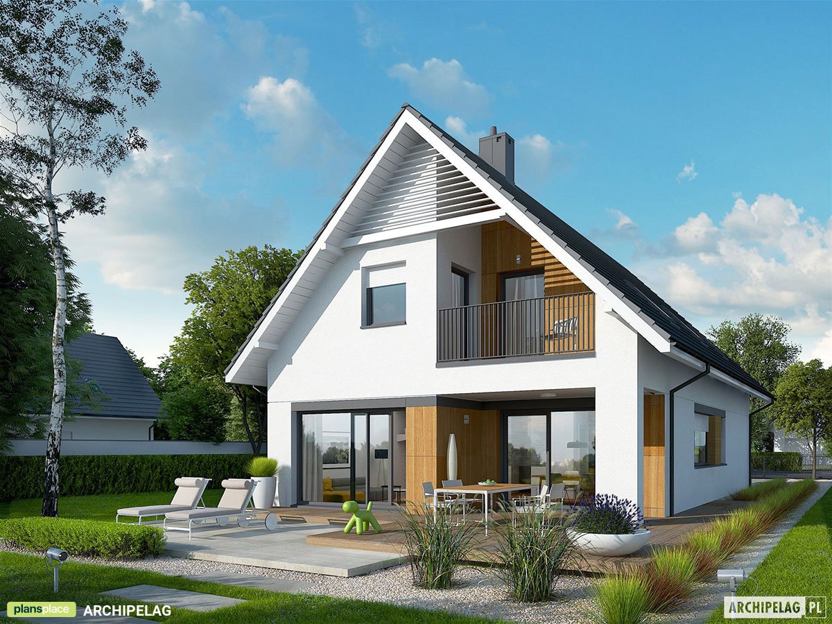 4-Bed, 1400 Sq Ft House Plan with Master Bedroom Upstairs