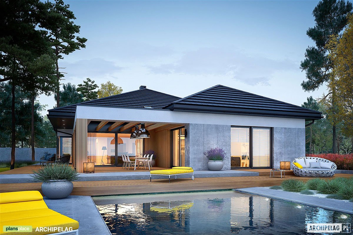 One Level European Home with Open Floor Plan and 4 Beds