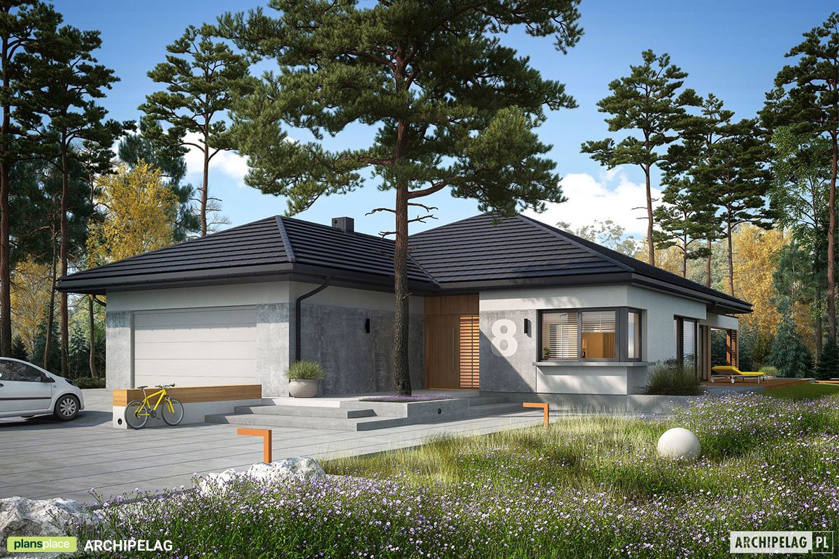 One Level European Home with Open Floor Plan and 4 Beds