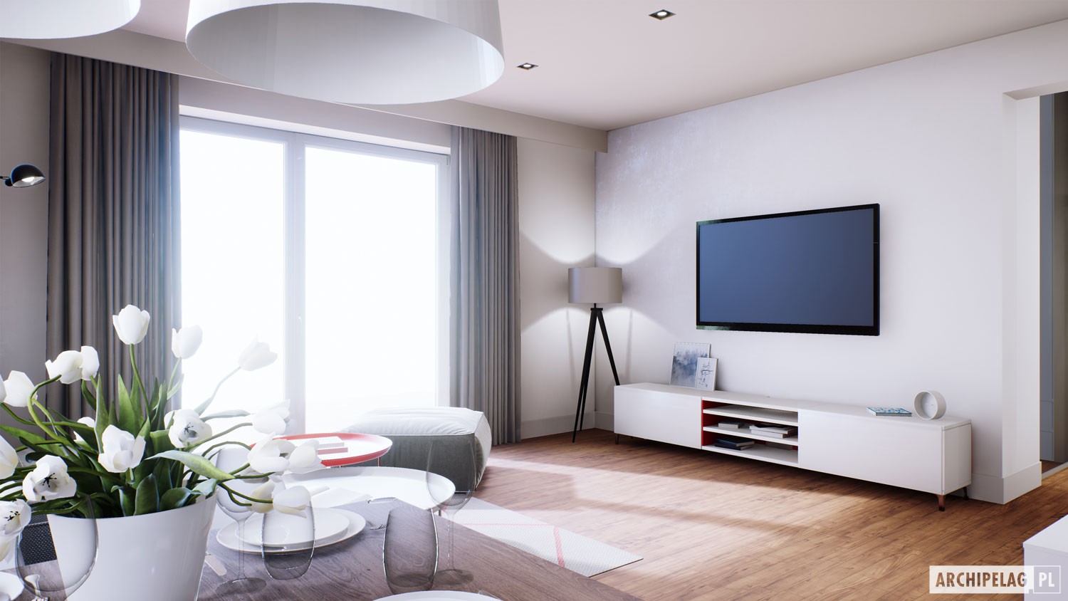 3-Bedroom, 915 Sq Ft Modern House Plan with Walk-in Pantry