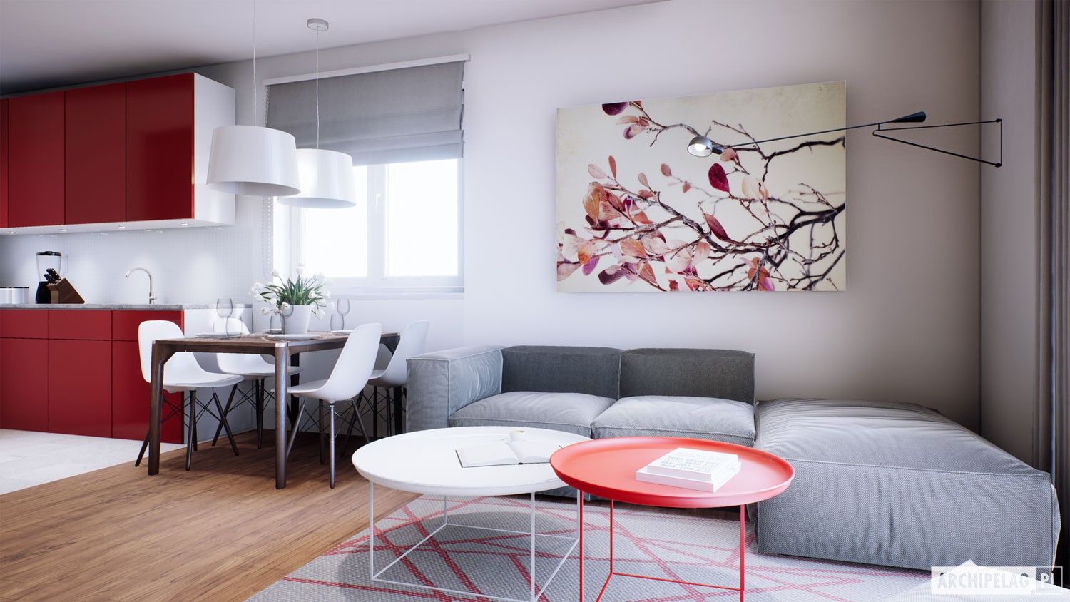 3-Bedroom, 915 Sq Ft Modern House Plan with Walk-in Pantry