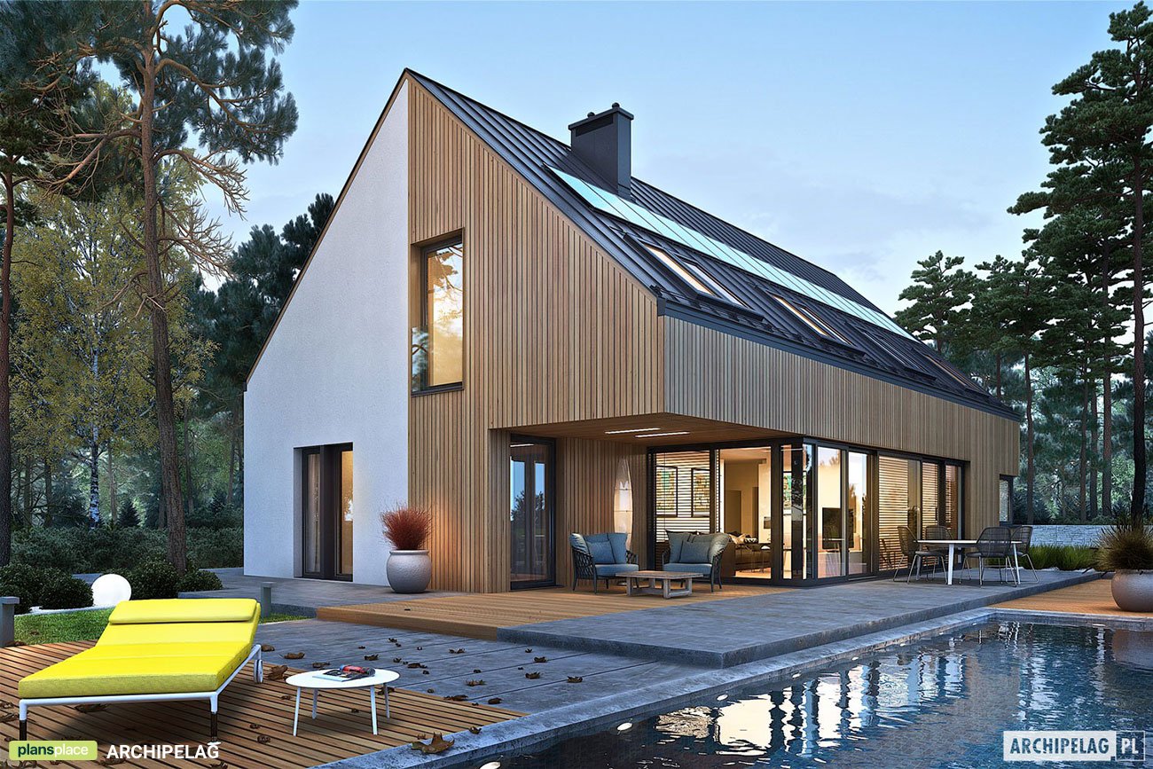 2000 Sq Ft House Plan with Loft and Fireplace in Bedroom