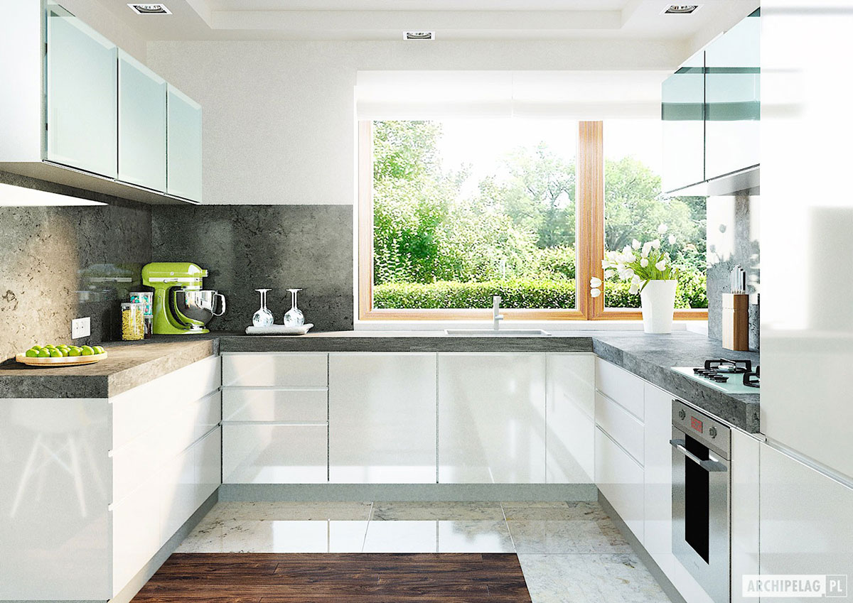 One Level House Plan with Bonus Room, 2 Beds and 1-Car Garage