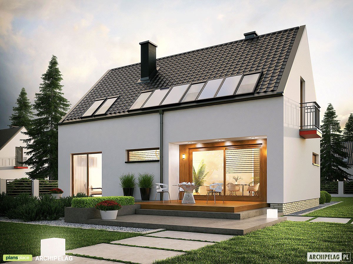 Barnhouse Plan with 3 Bedrooms and Upstairs Laundry Room