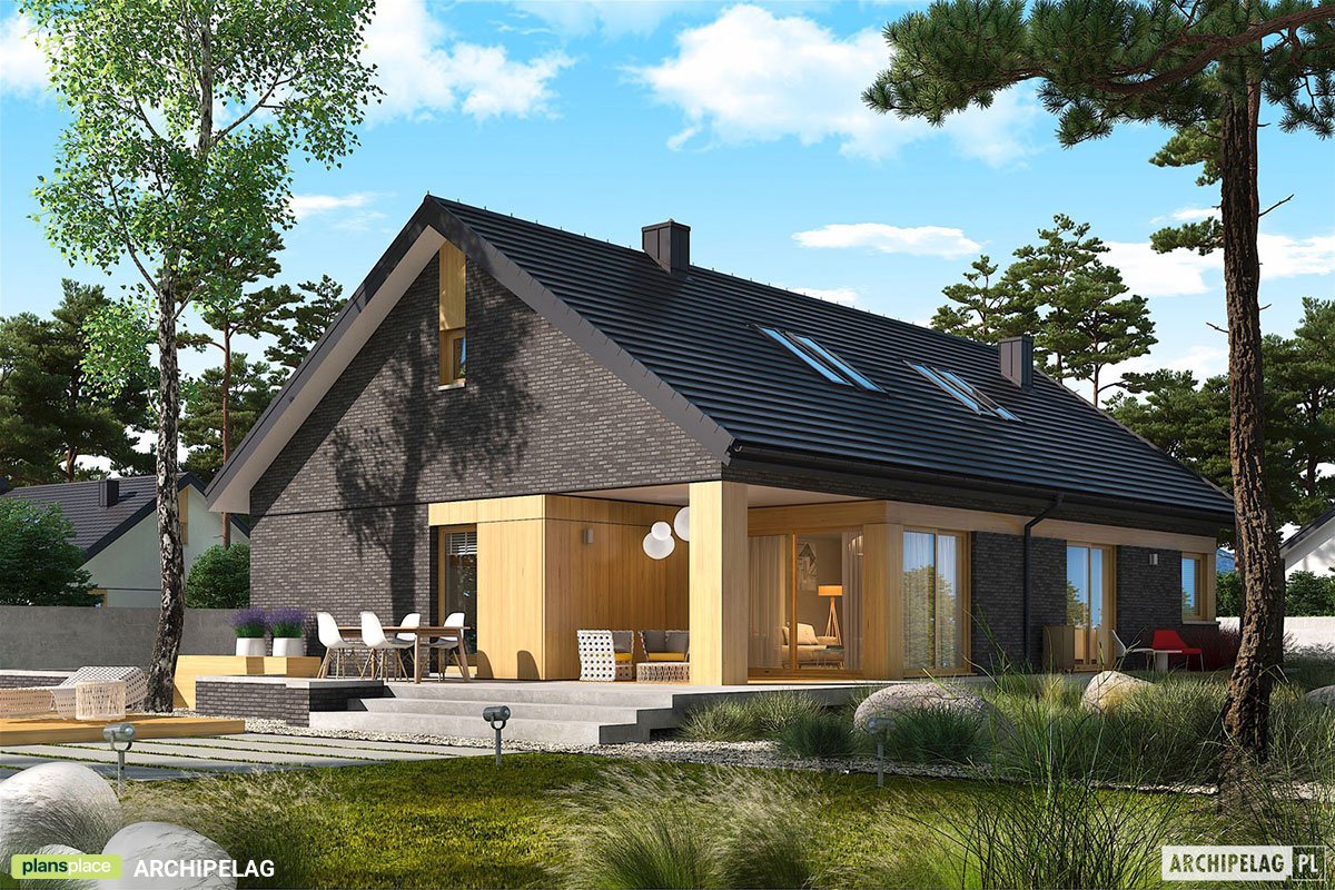 3-Bed, 1500 Sq Ft European Floor Plan with Garage and Loft