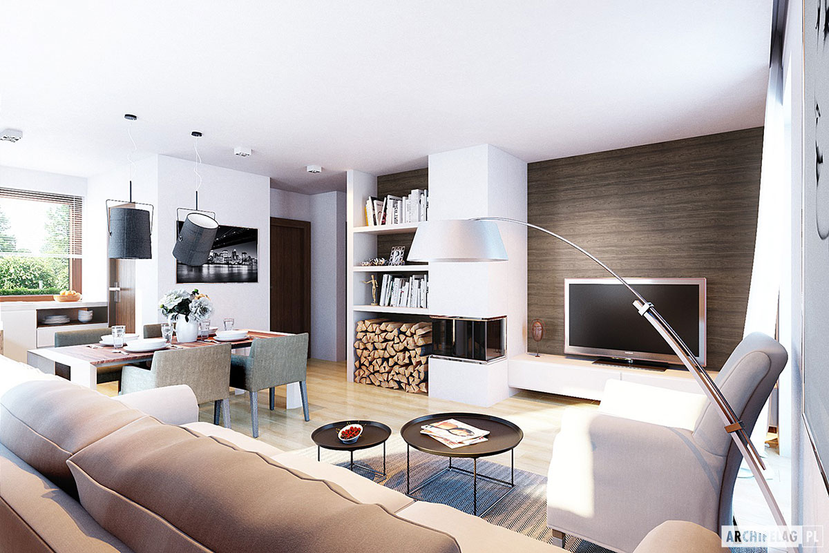 3-Bedroom, 965 Sq Ft Home Plan with Bonus Room above Garage