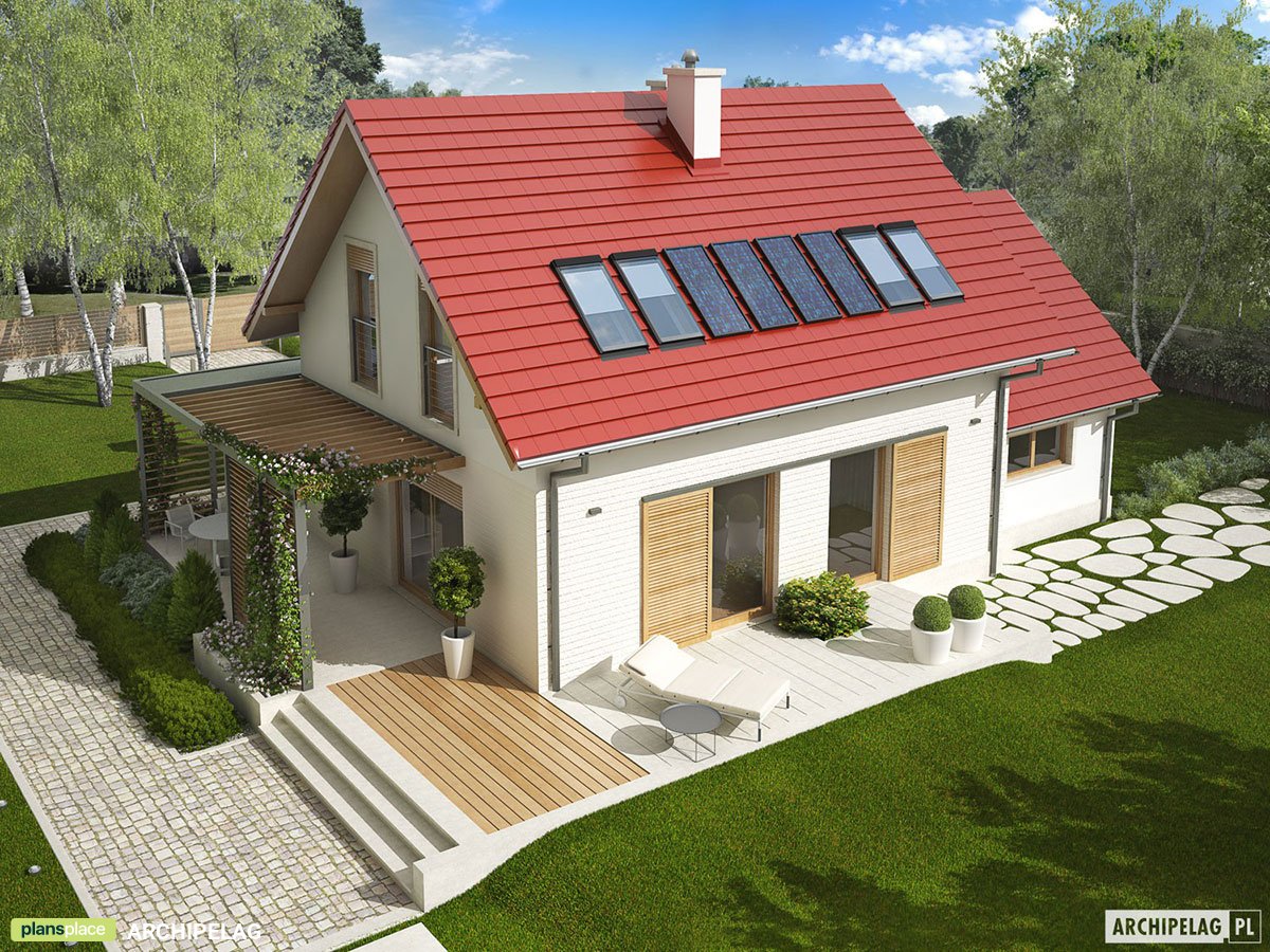 3-Bedroom, 965 Sq Ft Home Plan with Bonus Room above Garage