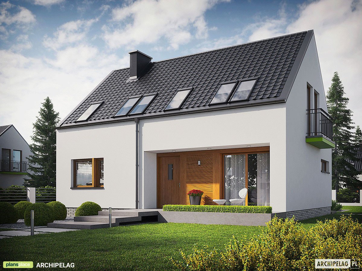 1100 Sq Ft Small Barnhouse Plan with 3 Bedrooms Upstairs