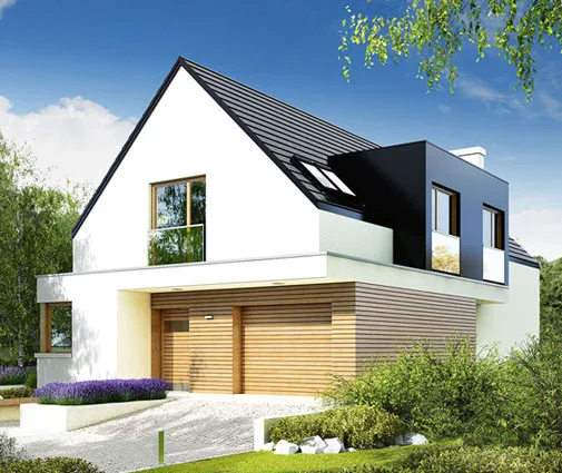 Miniatură 1 – Proiect de casa parter cu mansardă 195 m², 3 Dormitoare — 93948R