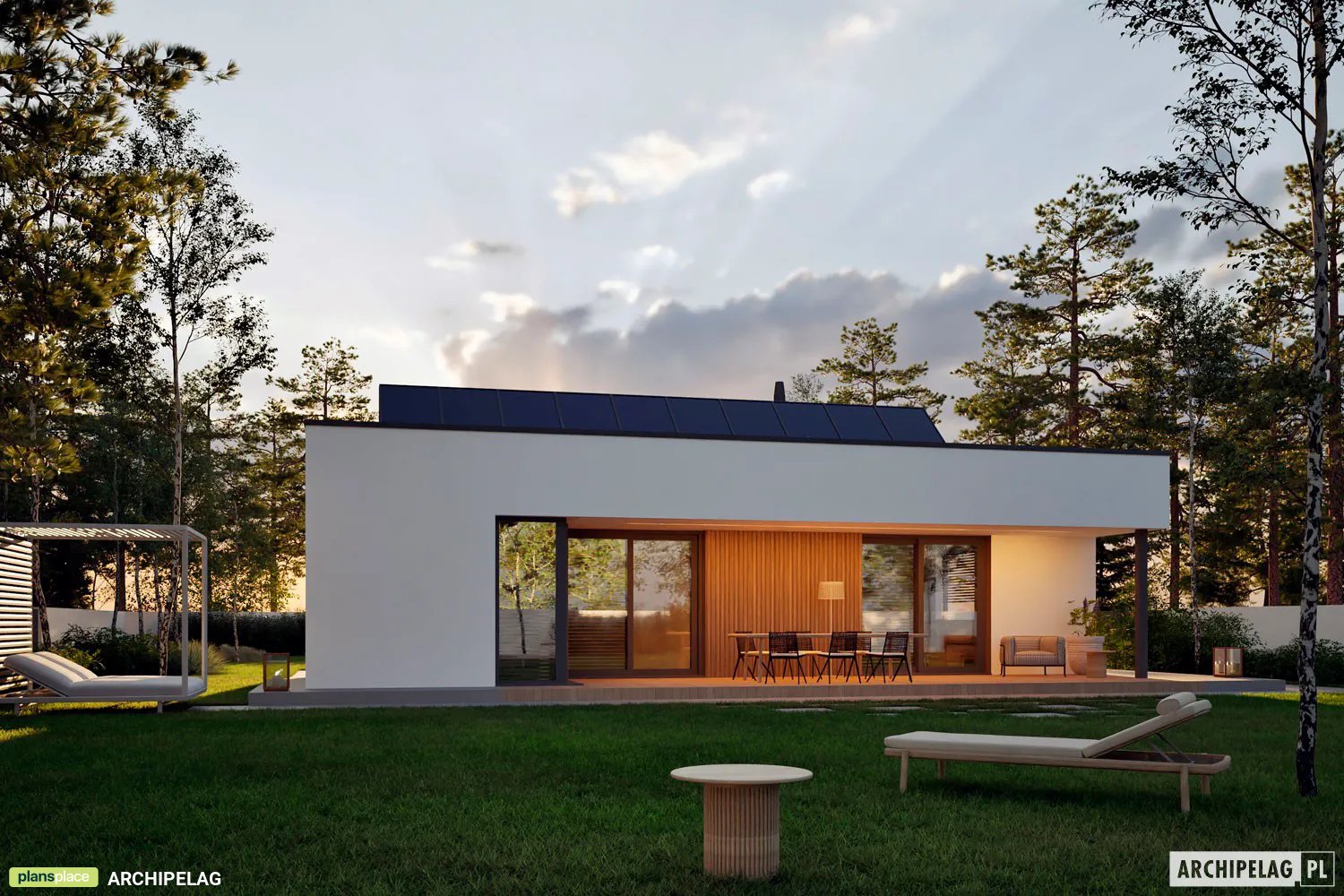 House Plan: 1054 sq ft, 1 Story, 3 Beds, 1.5 Baths, Open Floor Plan ()