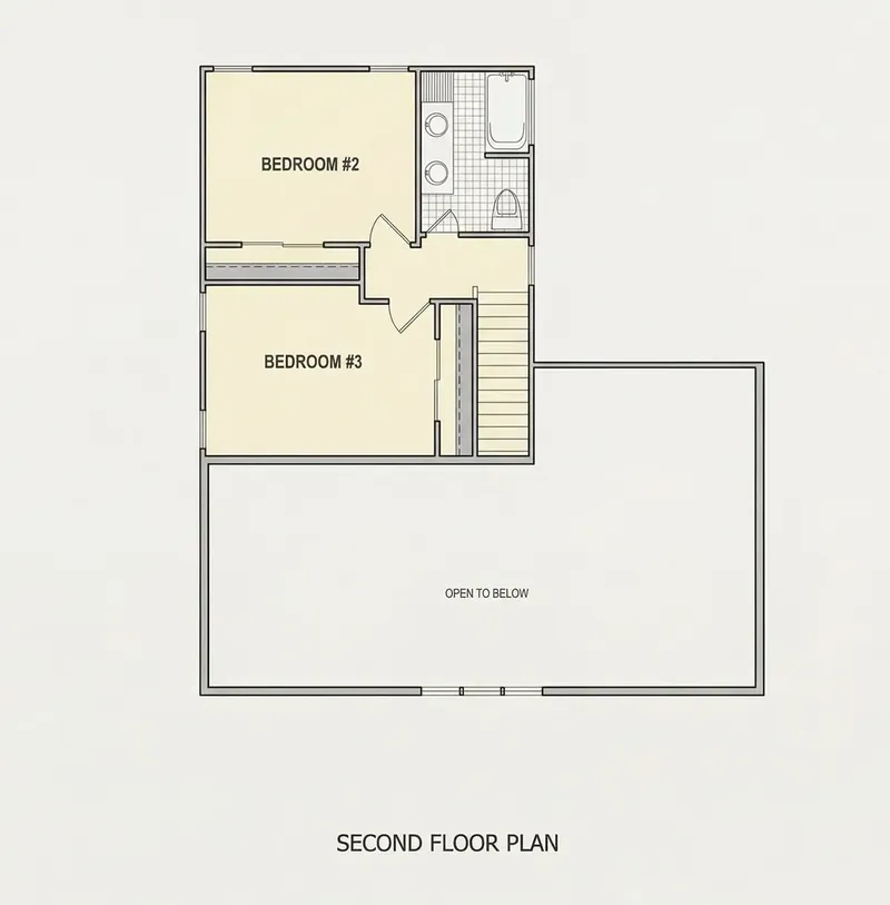 Etaj 1 7 – Proiect de casa parter cu mansardă 162 m², 3 Dormitoare — 92980R