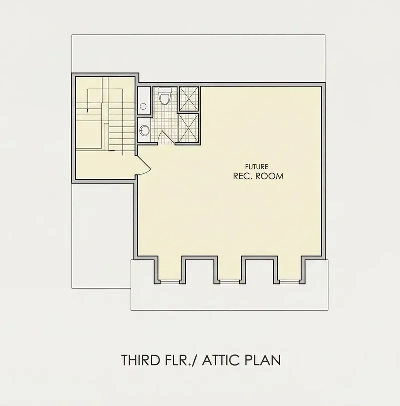 Etaj 2 22 – Proiect de casa cu 2 etaje 522 m², 4 Dormitoare — 95085R