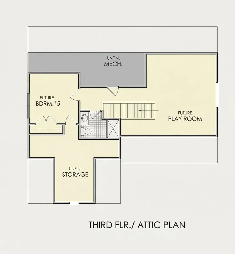 Etaj 2 11 – Proiect de casa cu 2 etaje 293 m², 5 Dormitoare — 54803R