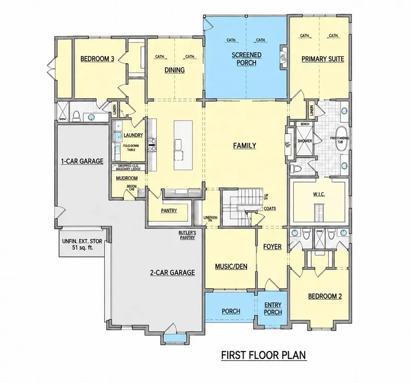 Parter 11 – Proiect de casa parter cu mansardă 429 m², 6 Dormitoare — 85530R