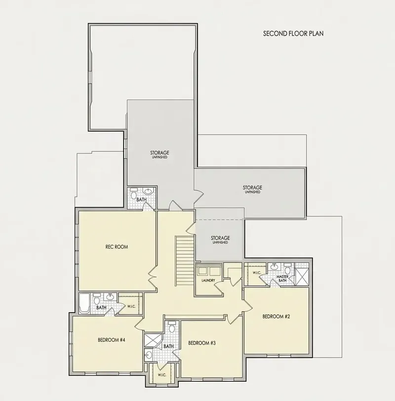 Etaj 1 26 – Proiect de casa cu etaj 433 m², 4 Dormitoare — 51188R