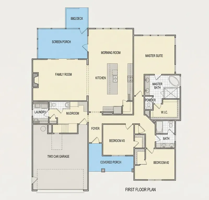 Parter 6 – Proiect de casa parter 275 m², 3 Dormitoare — 78616R